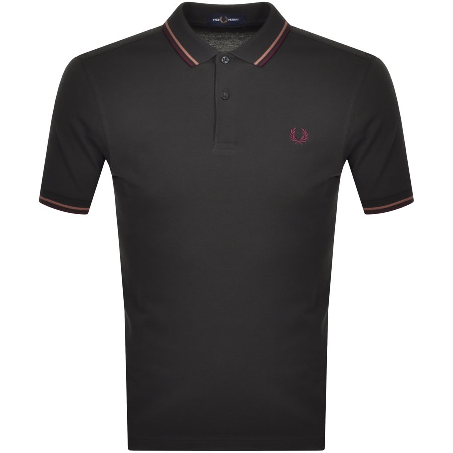 Alternative Image for ProductFred Perry Twin Tipped Polo T Shirt Grey1